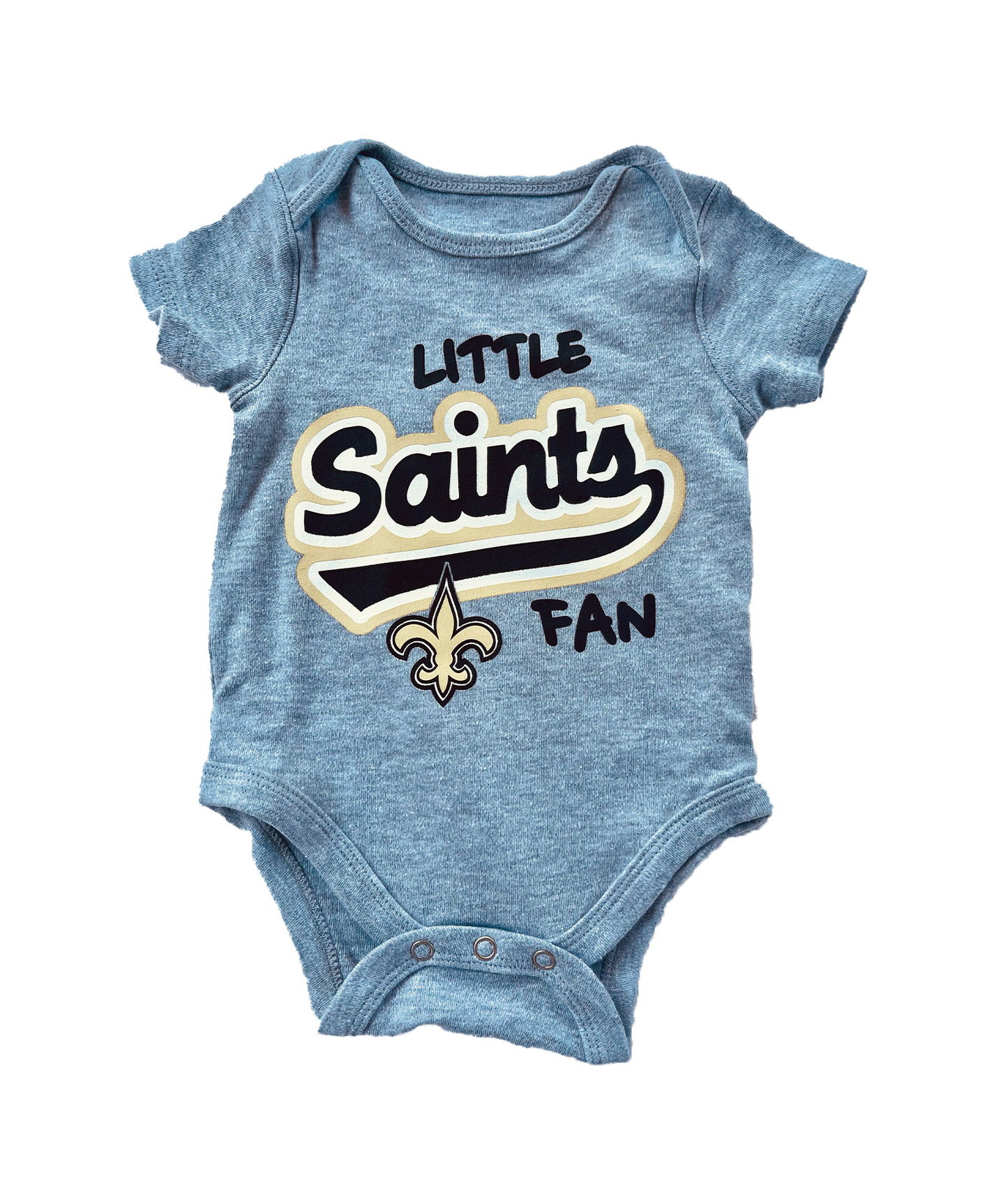 New Orleans Saints Onesie - Little Fan Gray