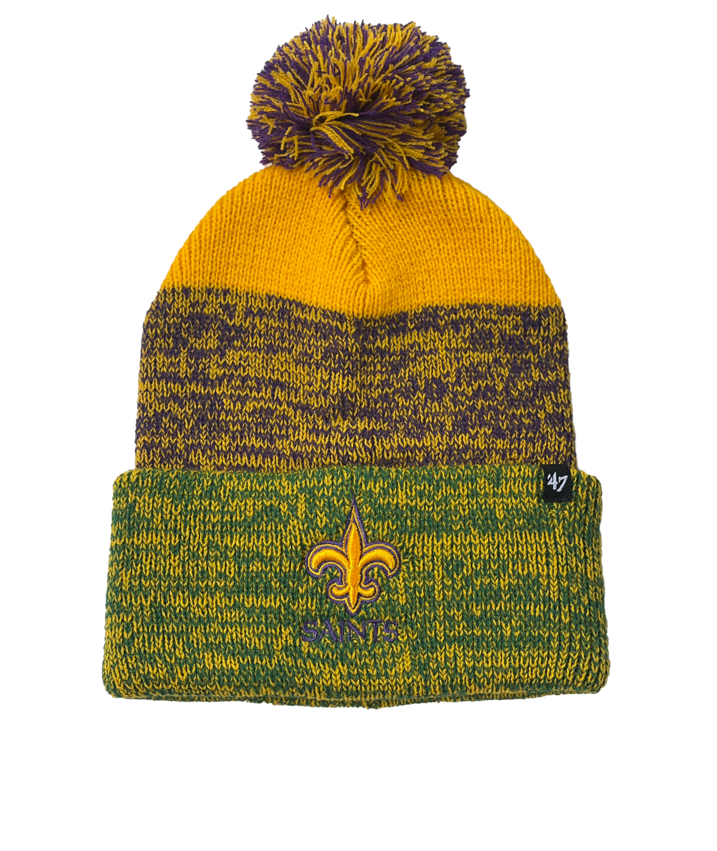 New Orleans Saints Mardi Gras Knit Hat