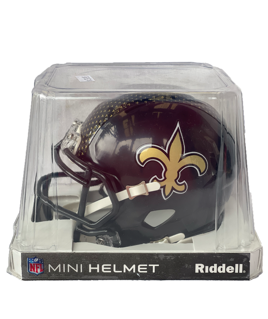 New Orleans Saints Helmet - Mini Speed Black