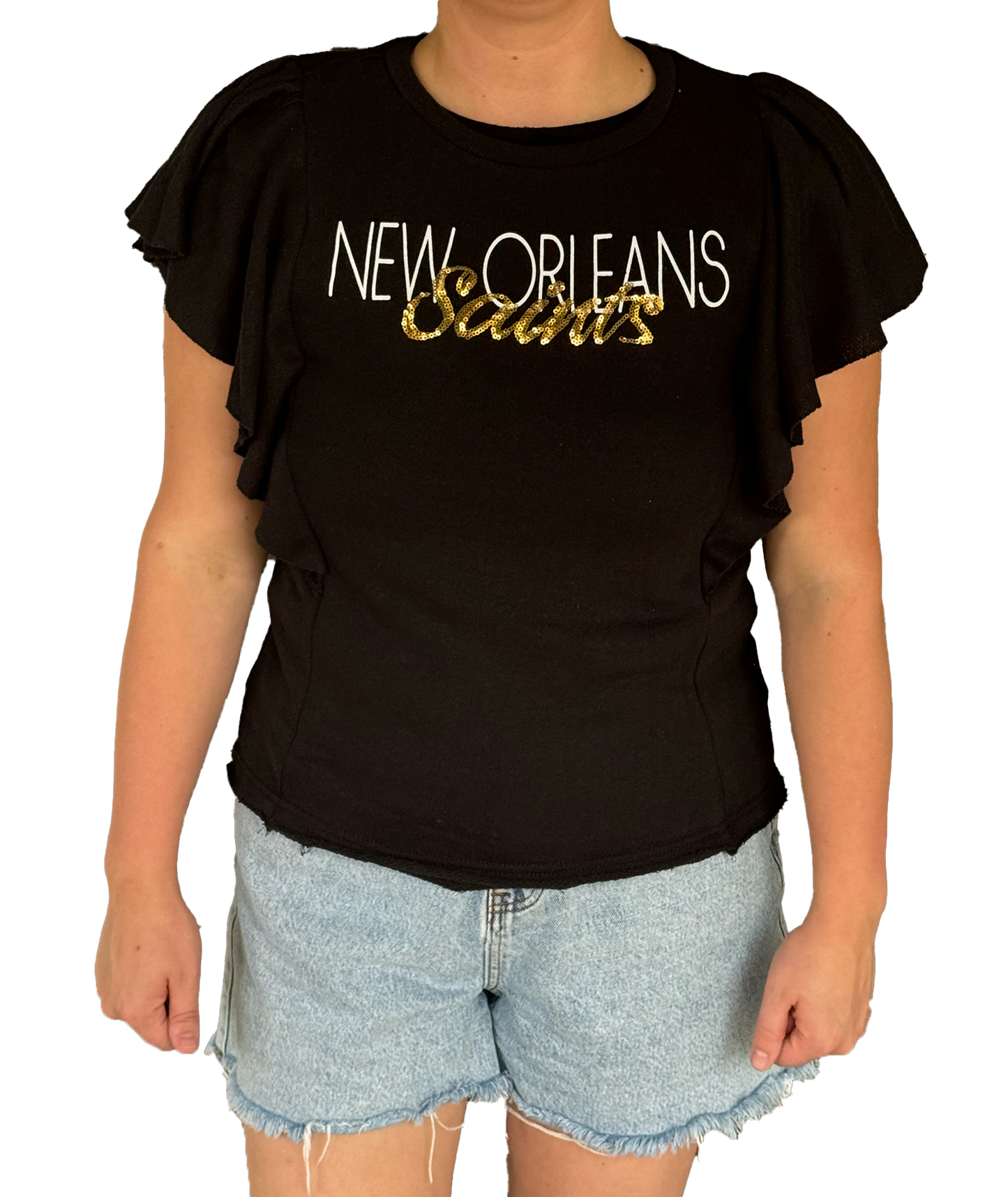 New Orleans Saints Short Sleeve - Sparkle Saints