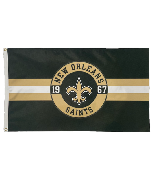 New Orleans Saints Flag - Circle