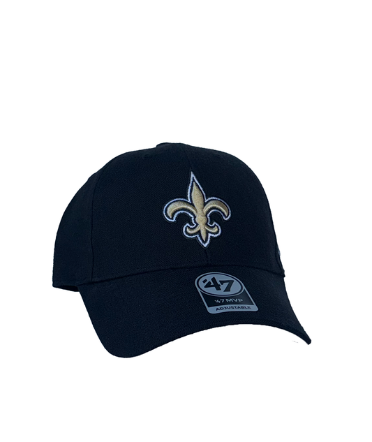 New Orleans Saints Hat - MVP Black Cap