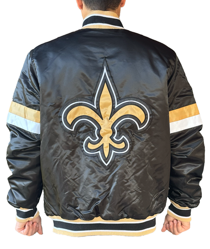 New Orleans Saints Jacket - Satin Varsity