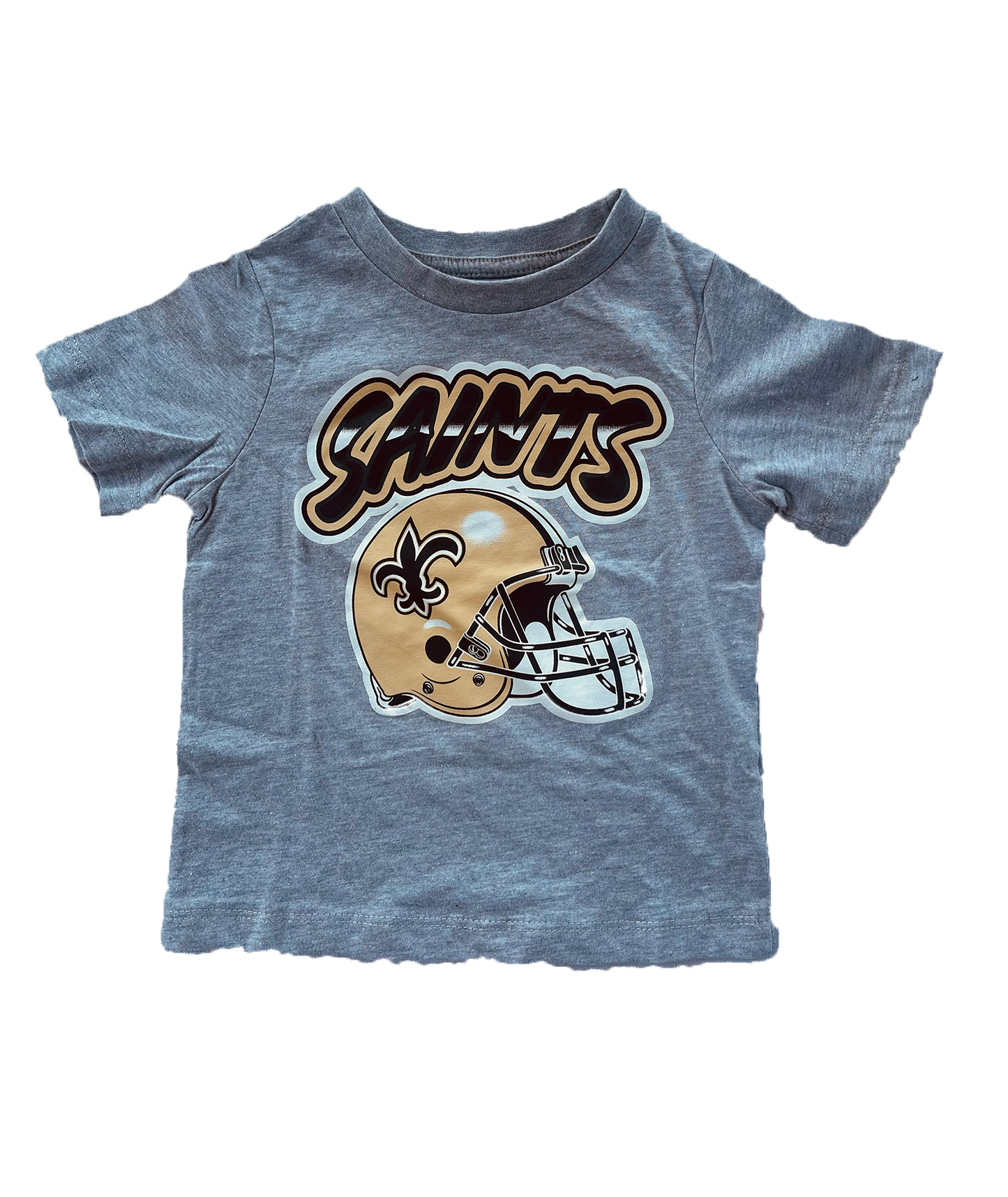 New Orleans Saints Toddler T Shirt - Helmet Gray