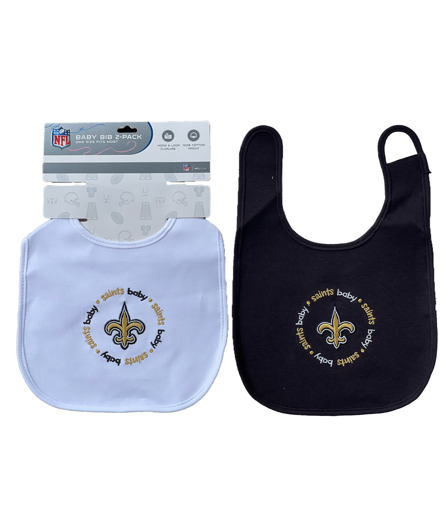 New Orleans Saints Bib - 2-pack