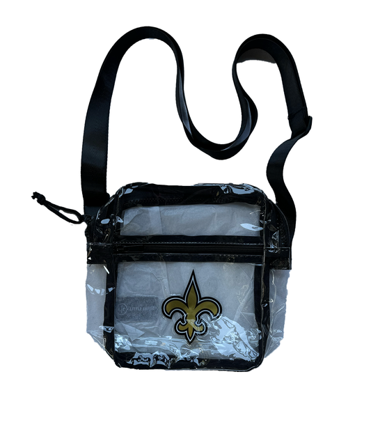 New Orleans Saints Bag - Clear Sideline Bag